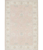 Serenity 5'11'' X 8'11'' Hand-Knotted Wool Rug 5'11'' x 8'11'' (178 X 268) / Peach / Ivory