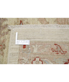 Serenity 9'11'' X 11'6'' Hand-Knotted Wool Rug 9'11'' x 11'6'' (298 X 345) / Ivory / Red