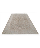 Serenity 6'2'' X 8'9'' Hand-Knotted Wool Rug 6'2'' x 8'9'' (185 X 263) / Brown / Ivory