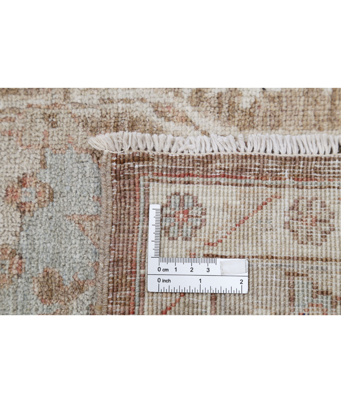 Serenity 6'2'' X 8'9'' Hand-Knotted Wool Rug 6'2'' x 8'9'' (185 X 263) / Brown / Ivory