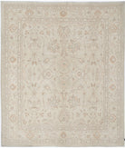 Serenity 8'1'' X 9'8'' Hand-Knotted Wool Rug 8'1'' x 9'8'' (243 X 290) / Ivory / Taupe