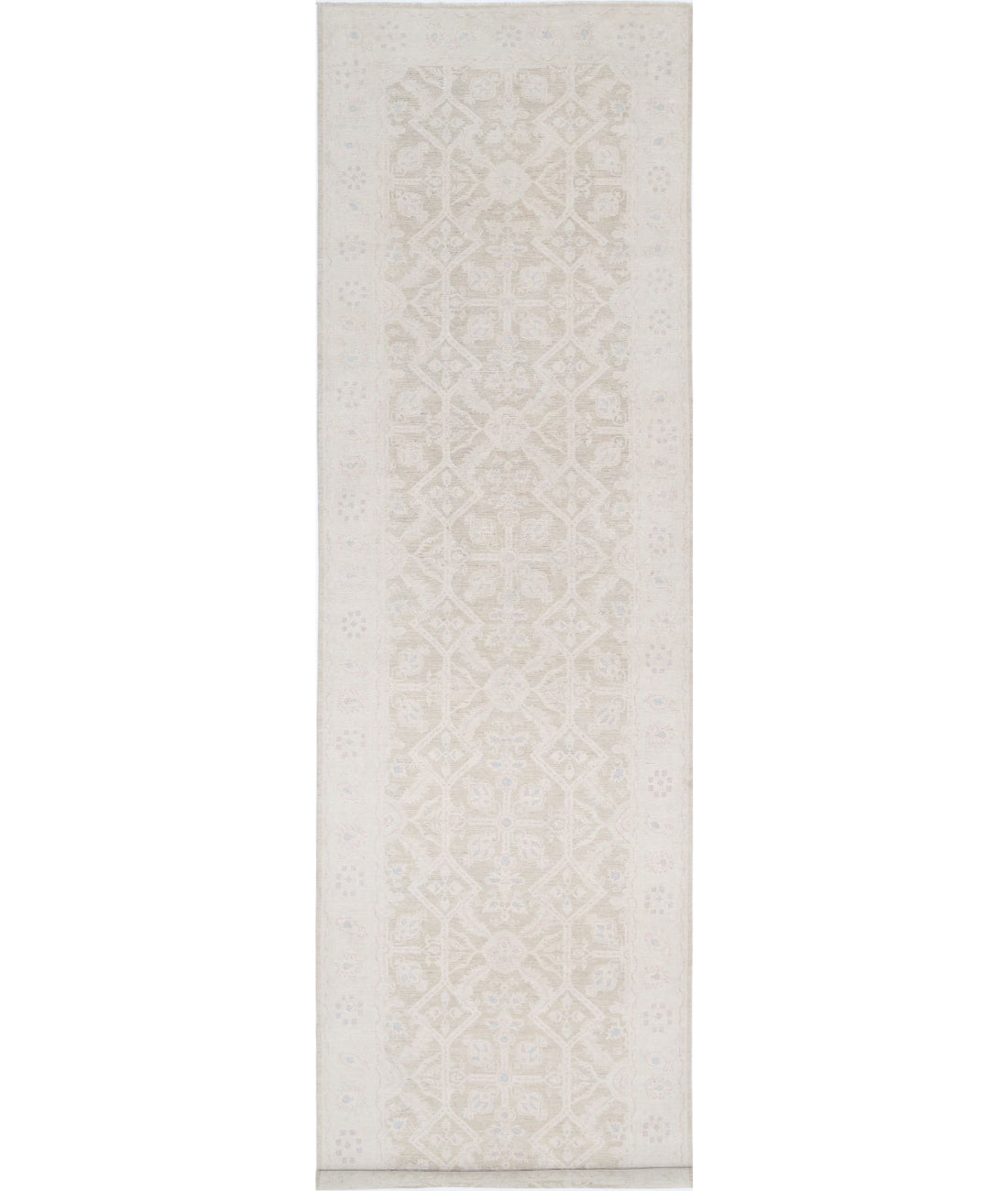 Serenity 6'5'' X 25'10'' Hand-Knotted Wool Rug 6'5'' x 25'10'' (193 X 775) / Ivory / Brown