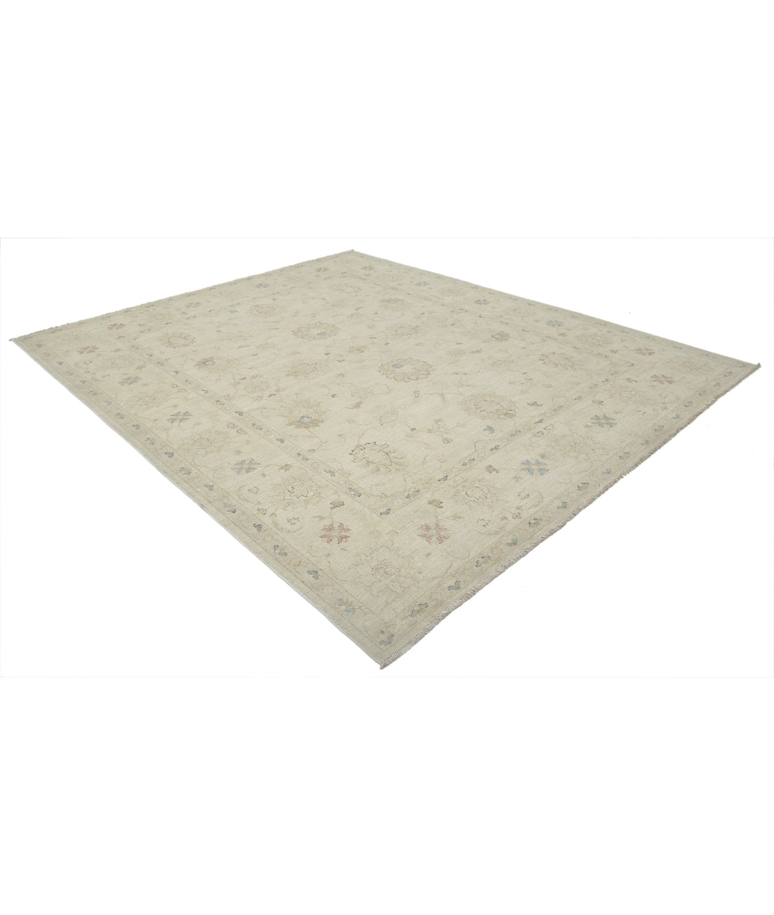 Serenity 8'1'' X 9'8'' Hand-Knotted Wool Rug 8'1'' x 9'8'' (243 X 290) / Ivory / Taupe