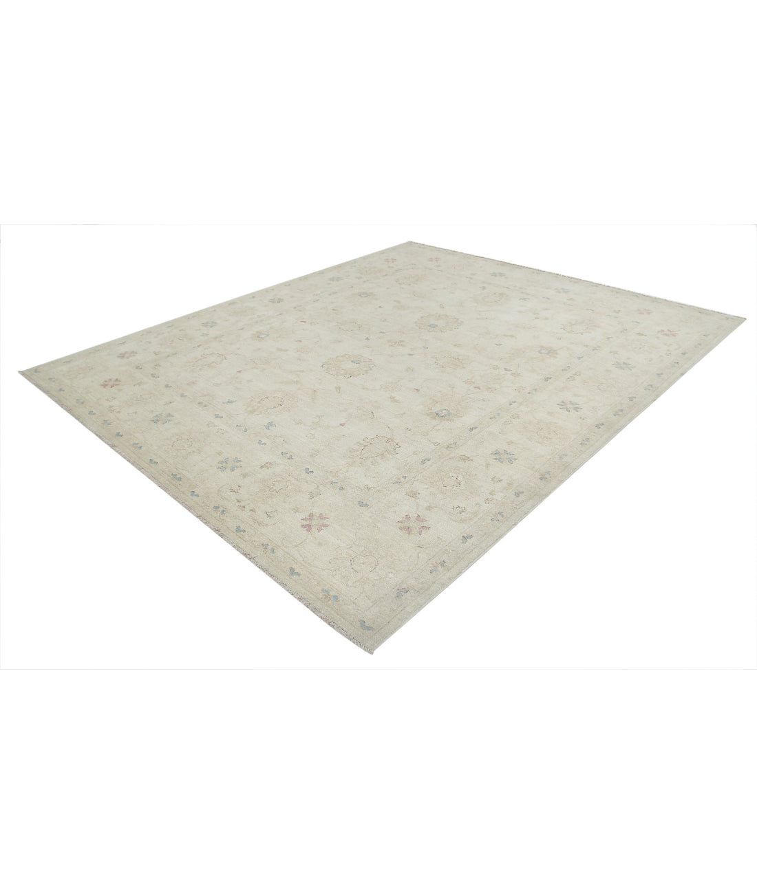 Serenity 8'1'' X 9'8'' Hand-Knotted Wool Rug 8'1'' x 9'8'' (243 X 290) / Ivory / Taupe