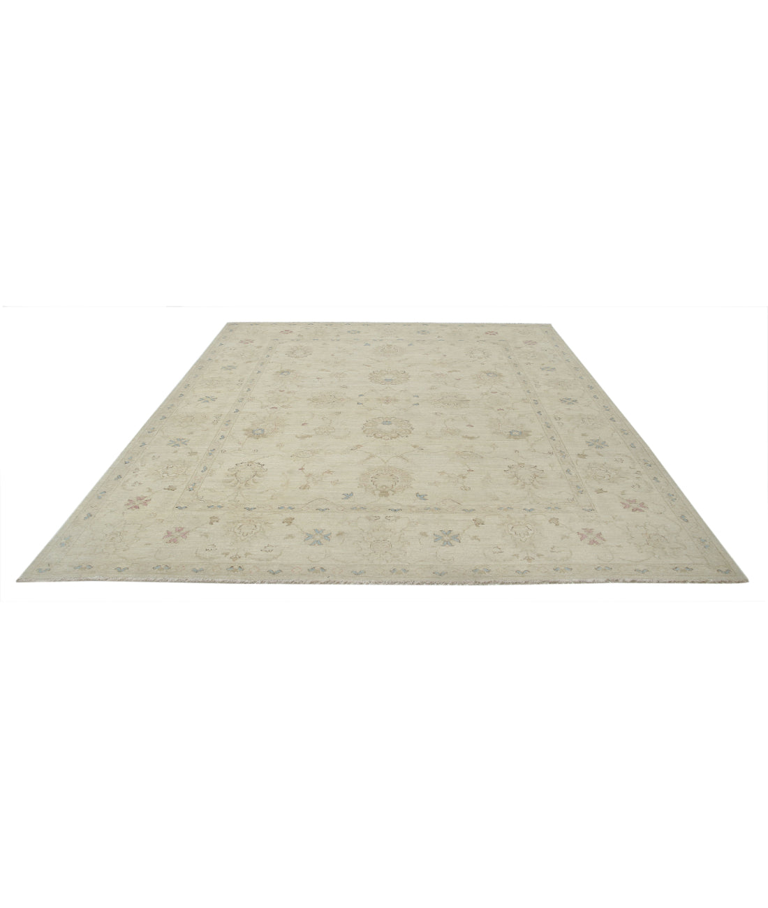 Serenity 8'1'' X 9'8'' Hand-Knotted Wool Rug 8'1'' x 9'8'' (243 X 290) / Ivory / Taupe