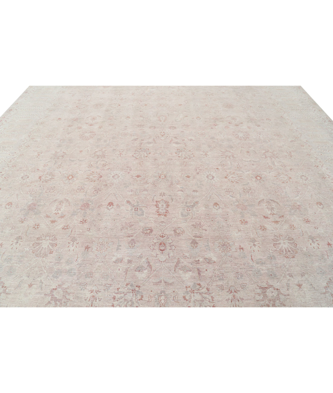 Serenity 12'6'' X 16'4'' Hand-Knotted Wool Rug 12'6'' x 16'4'' (375 X 490) / Taupe / Grey