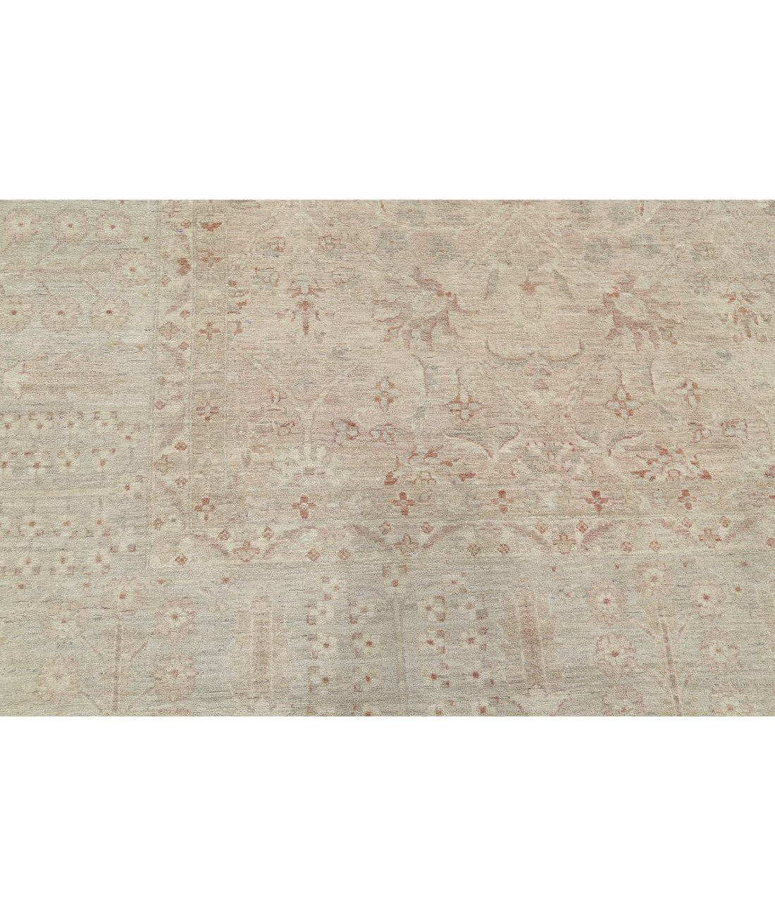 Serenity 12'6'' X 16'4'' Hand-Knotted Wool Rug 12'6'' x 16'4'' (375 X 490) / Taupe / Grey