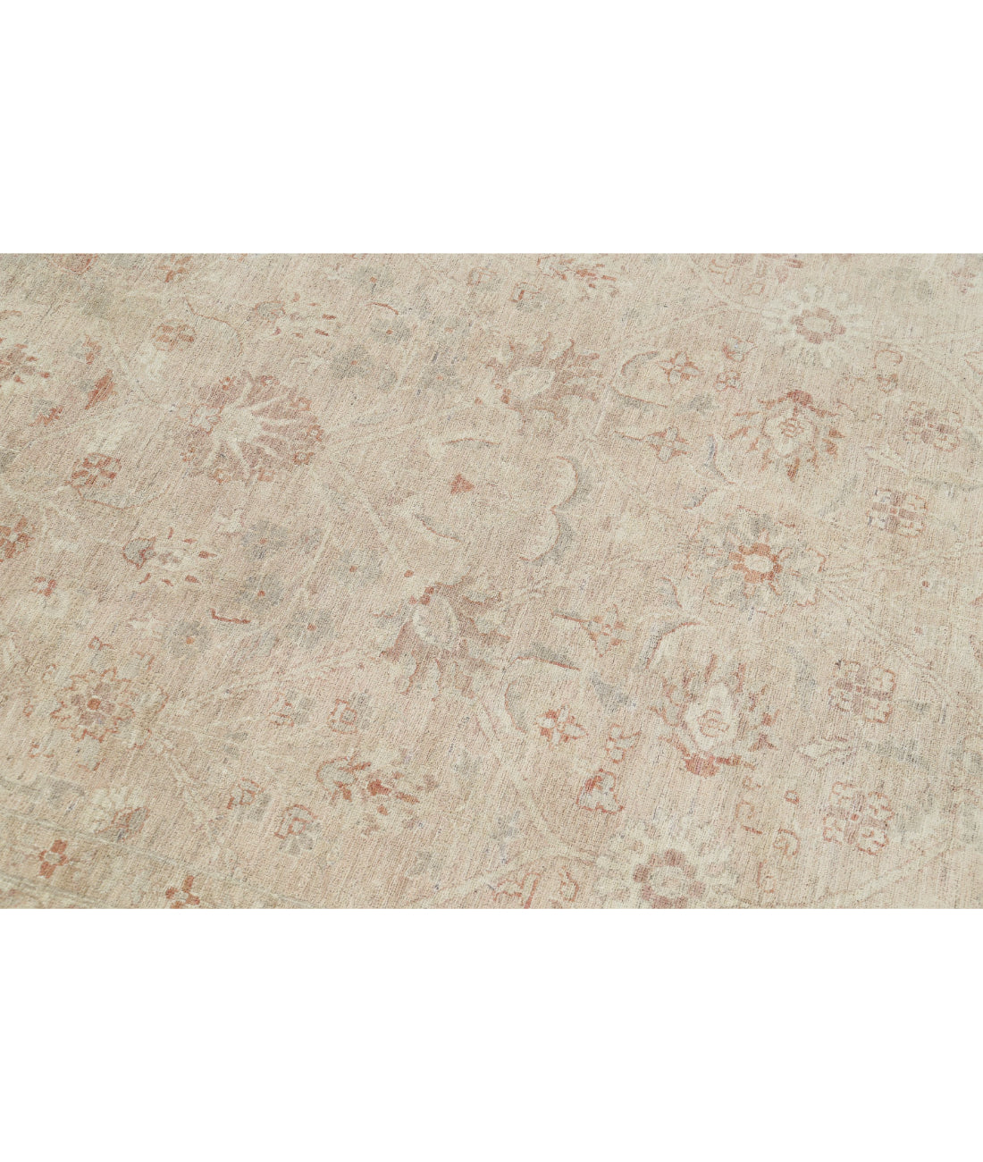 Serenity 12'6'' X 16'4'' Hand-Knotted Wool Rug 12'6'' x 16'4'' (375 X 490) / Taupe / Grey