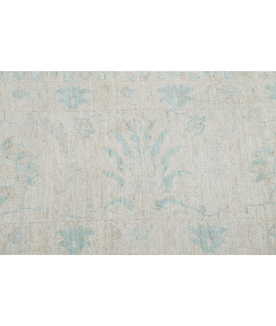 Serenity 11'11'' X 14'0'' Hand-Knotted Wool Rug 11'11'' x 14'0'' (358 X 420) / Silver / Ivory