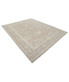 Serenity 8'3'' X 10'4'' Hand-Knotted Wool Rug 8'3'' x 10'4'' (248 X 310) / Brown / Ivory