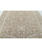 Serenity 8'3'' X 10'4'' Hand-Knotted Wool Rug 8'3'' x 10'4'' (248 X 310) / Brown / Ivory