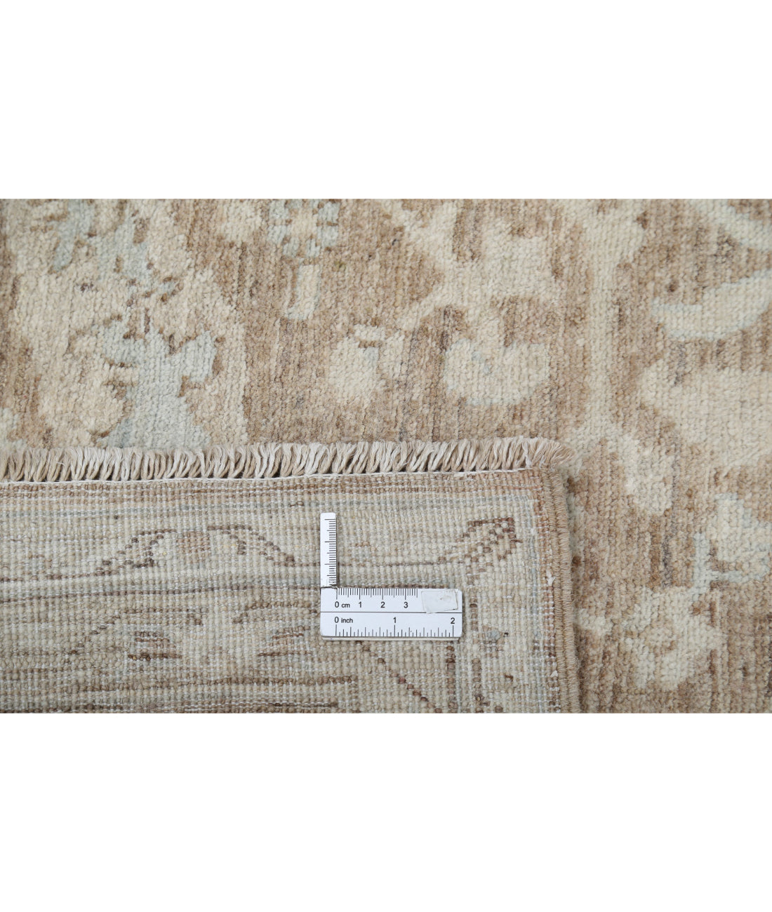 Serenity 8'3'' X 10'4'' Hand-Knotted Wool Rug 8'3'' x 10'4'' (248 X 310) / Brown / Ivory