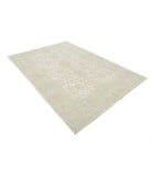 Serenity 6'0'' X 8'7'' Hand-Knotted Wool Rug 6'0'' x 8'7'' (180 X 258) / Ivory / Green