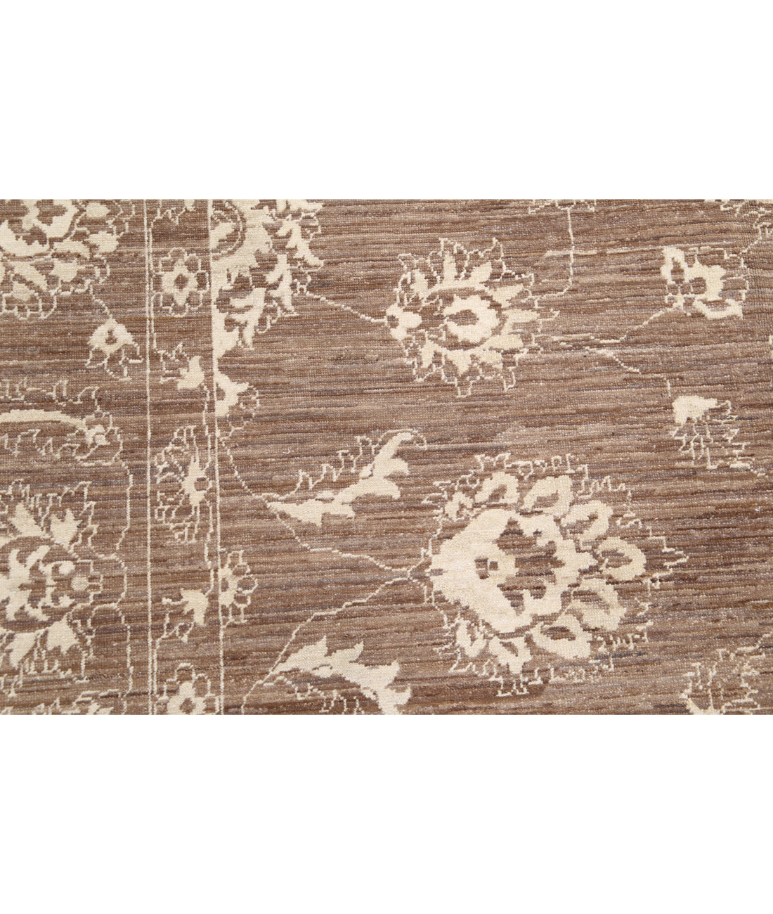 Serenity 7'8'' X 10'2'' Hand-Knotted Wool Rug 7'8'' x 10'2'' (230 X 305) / Taupe / Ivory