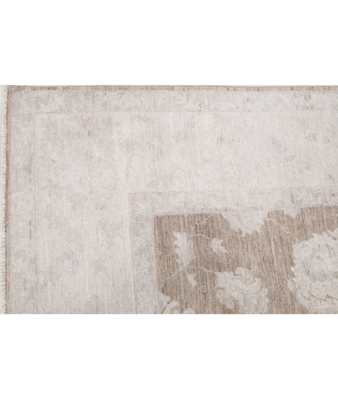 Serenity 7'11'' X 10'6'' Hand-Knotted Wool Rug 7'11'' x 10'6'' (238 X 315) / Taupe / Ivory