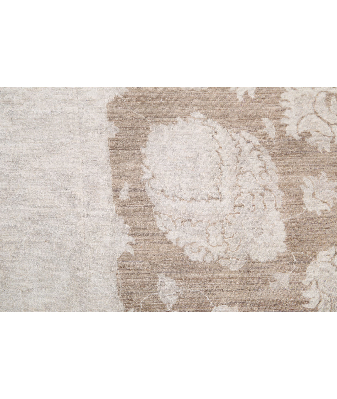 Serenity 7'11'' X 10'6'' Hand-Knotted Wool Rug 7'11'' x 10'6'' (238 X 315) / Taupe / Ivory