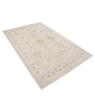 Serenity 4'9'' X 7'5'' Hand-Knotted Wool Rug 4'9'' x 7'5'' (143 X 223) / Taupe / Ivory