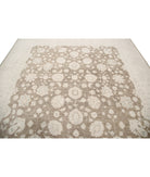 Serenity 9'7'' X 9'7'' Hand-Knotted Wool Rug 9'7'' x 9'7'' (288 X 288) / Taupe / Ivory