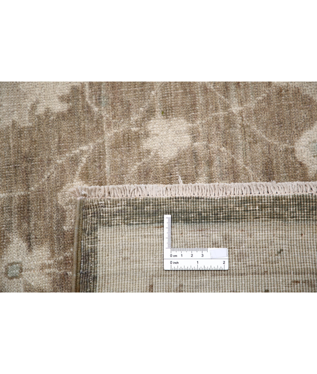 Serenity 9'7'' X 9'7'' Hand-Knotted Wool Rug 9'7'' x 9'7'' (288 X 288) / Taupe / Ivory