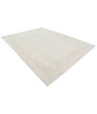 Serenity 9'0'' X 12'2'' Hand-Knotted Wool Rug 9'0'' x 12'2'' (270 X 365) / Blue / Taupe