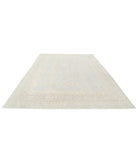 Serenity 9'0'' X 12'2'' Hand-Knotted Wool Rug 9'0'' x 12'2'' (270 X 365) / Blue / Taupe