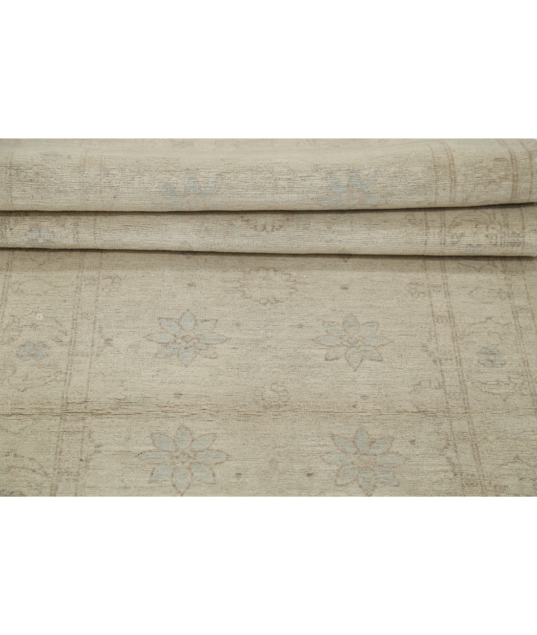 Serenity 2'9'' X 10'8'' Hand-Knotted Wool Rug 2'9'' x 10'8'' (83 X 320) / Ivory / Ivory