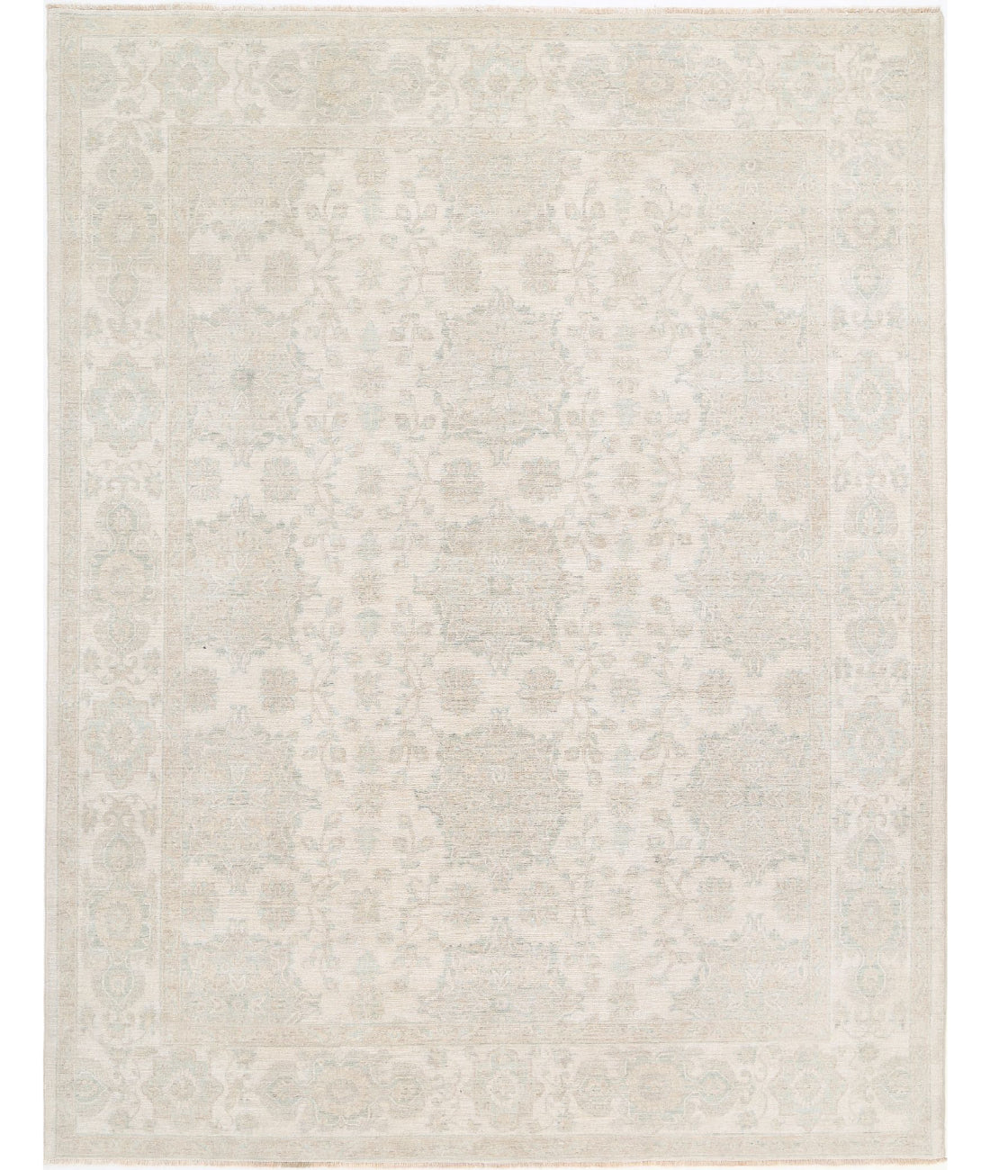 Serenity 7'10'' X 10'1'' Hand-Knotted Wool Rug 7'10'' x 10'1'' (235 X 303) / Ivory / Ivory