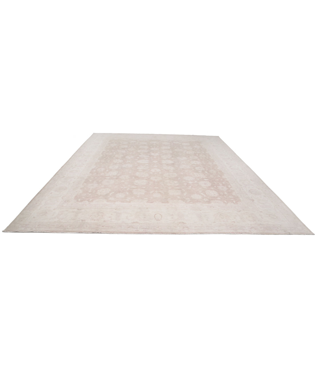 Serenity 11'6'' X 14'6'' Hand-Knotted Wool Rug 11'6'' x 14'6'' (345 X 435) / Taupe / Ivory