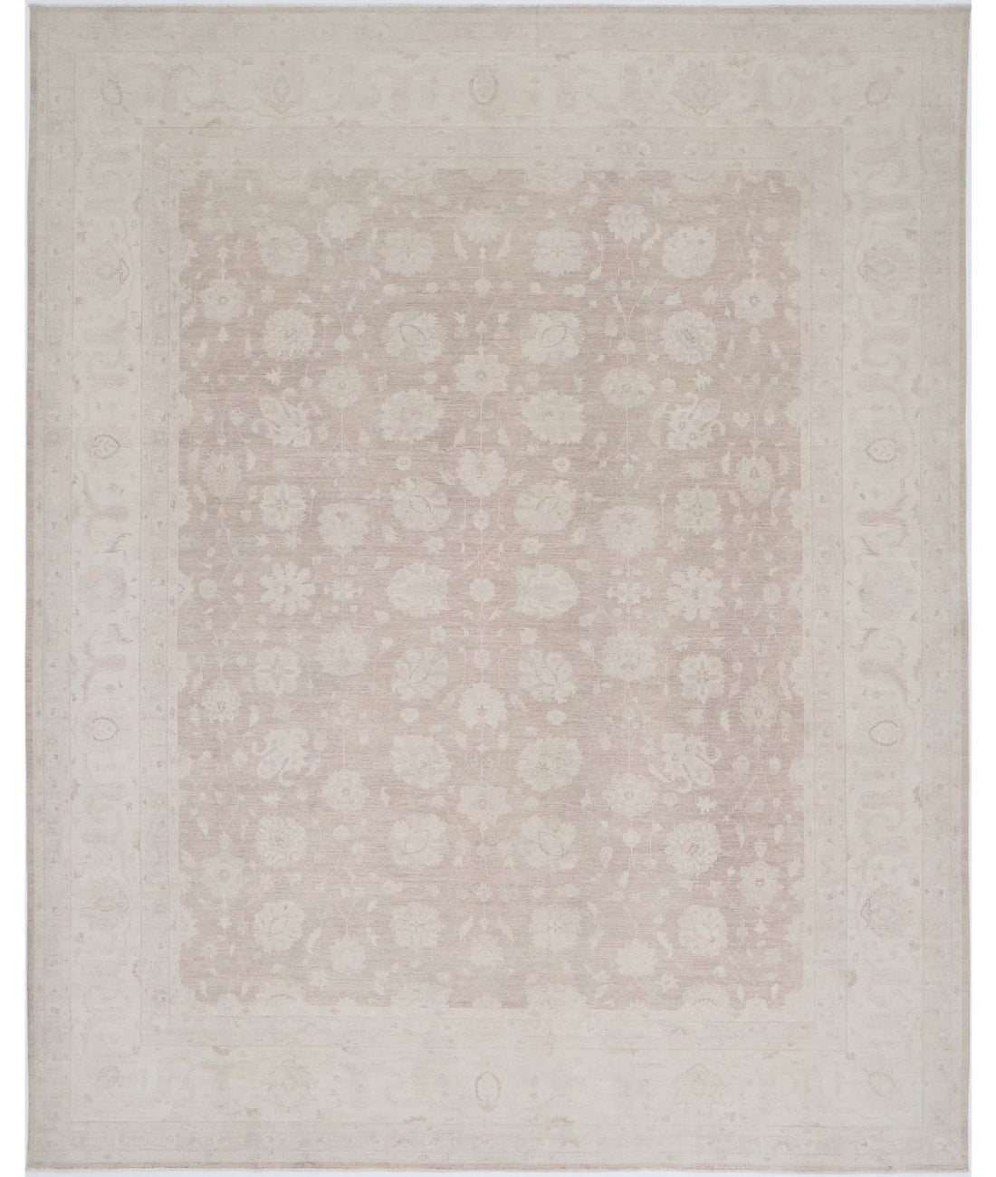 Serenity 11'6'' X 14'6'' Hand-Knotted Wool Rug 11'6'' x 14'6'' (345 X 435) / Taupe / Ivory