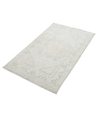 Serenity 2'11'' X 4'9'' Hand-Knotted Wool Rug 2'11'' x 4'9'' (88 X 143) / Blue / Ivory