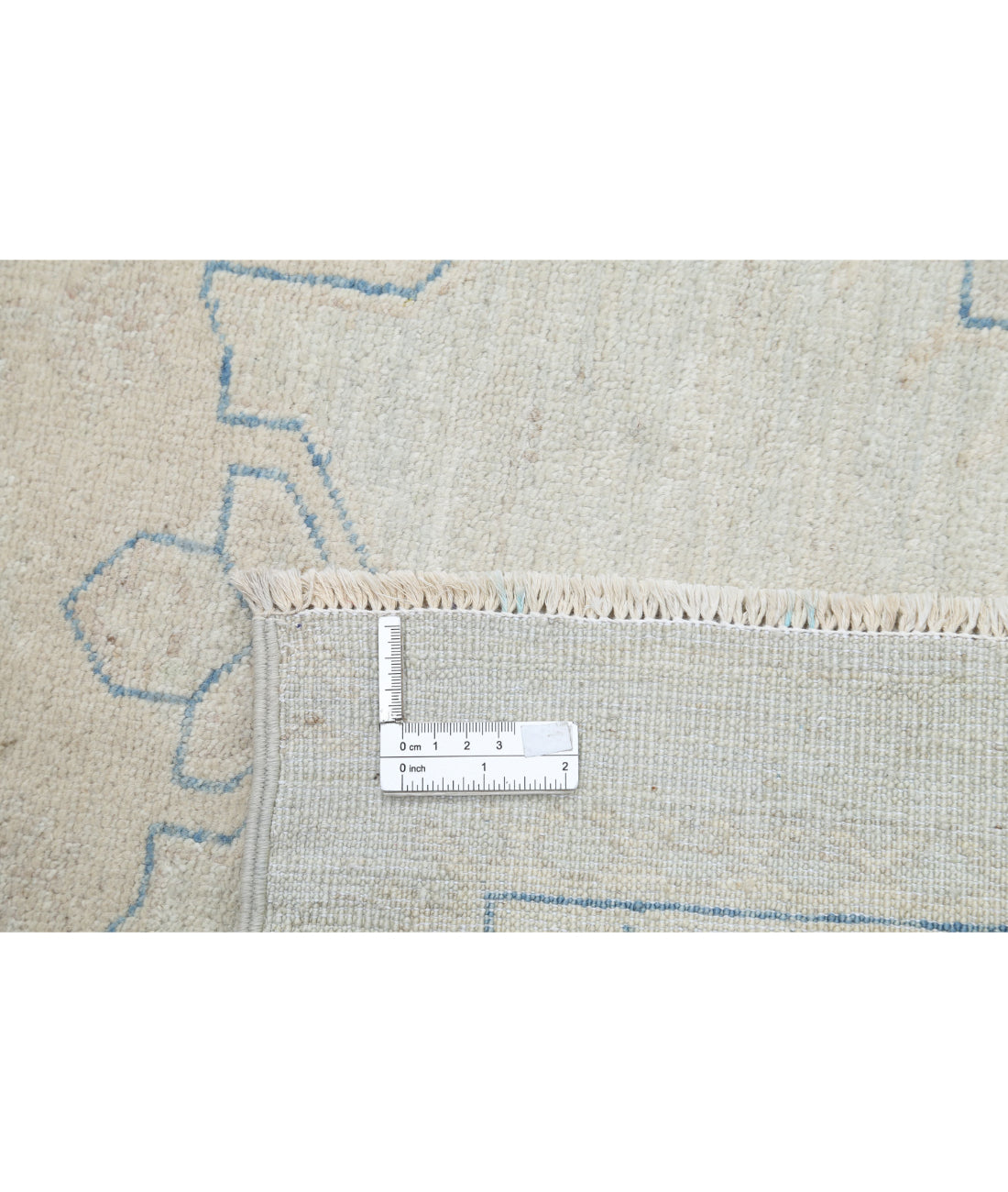 Serenity 2'11'' X 4'9'' Hand-Knotted Wool Rug 2'11'' x 4'9'' (88 X 143) / Blue / Ivory