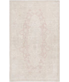 Serenity 2'11'' X 4'8'' Hand-Knotted Wool Rug 2'11'' x 4'8'' (88 X 140) / Pink / Ivory