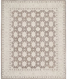 Serenity 11'8'' X 14'5'' Hand-Knotted Wool Rug 11'8'' x 14'5'' (350 X 433) / Brown / Ivory