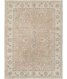 Serenity 10'0'' X 13'8'' Hand-Knotted Wool Rug 10'0'' x 13'8'' (300 X 410) / Taupe / Ivory