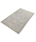 Serenity 3'2'' X 5'1'' Hand-Knotted Wool Rug 3'2'' x 5'1'' (95 X 153) / Grey / Grey