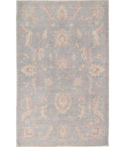 Serenity 3'2'' X 5'1'' Hand-Knotted Wool Rug 3'2'' x 5'1'' (95 X 153) / Grey / Grey