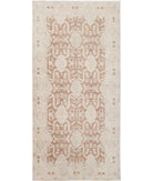 Serenity 4'8'' X 9'8'' Hand-Knotted Wool Rug 4'8'' x 9'8'' (140 X 290) / Tan / Ivory