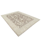 Serenity 7'11'' X 10'1'' Hand-Knotted Wool Rug 7'11'' x 10'1'' (238 X 303) / Brown / Ivory