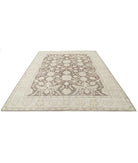 Serenity 7'11'' X 10'1'' Hand-Knotted Wool Rug 7'11'' x 10'1'' (238 X 303) / Brown / Ivory