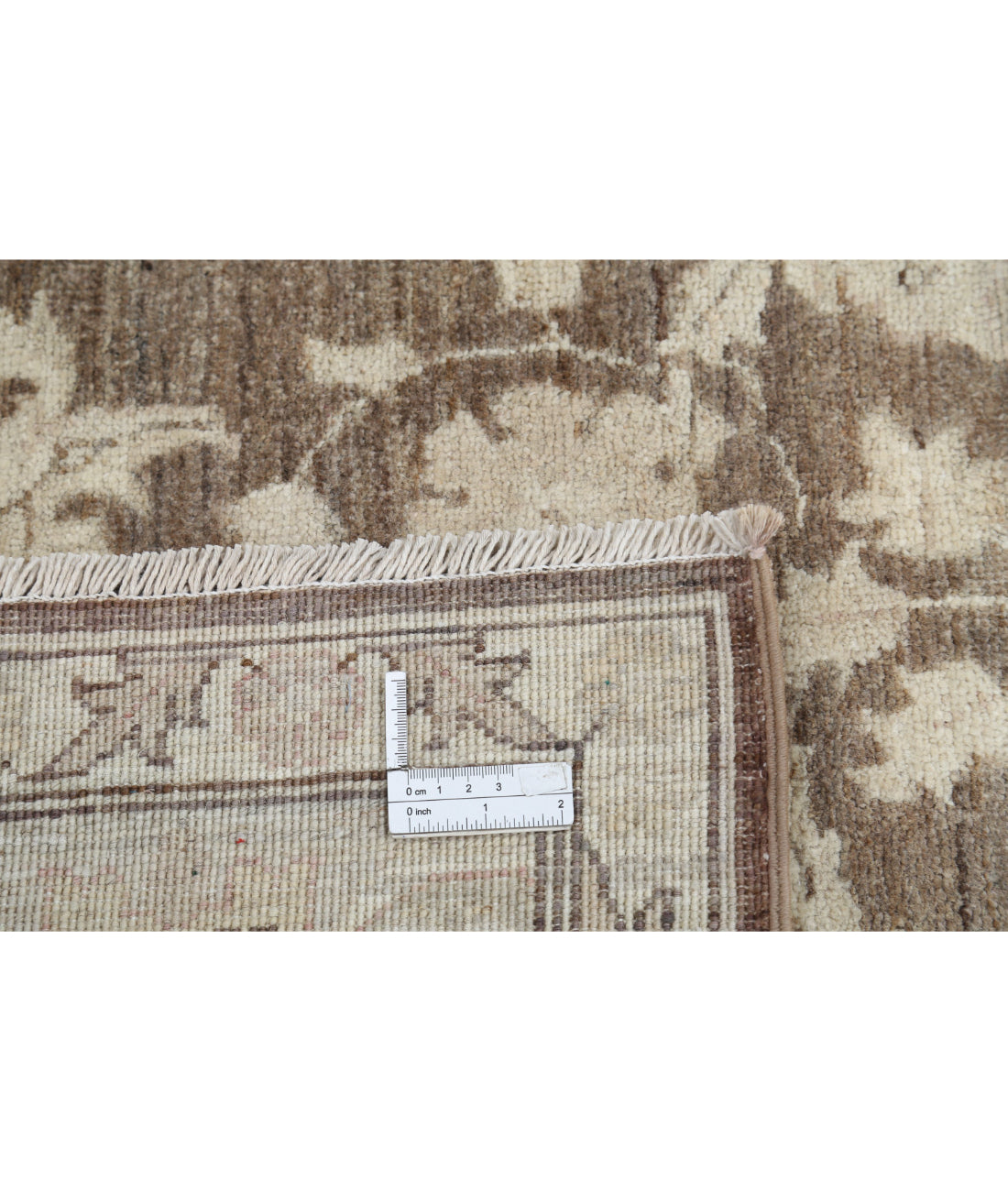 Serenity 7'11'' X 10'1'' Hand-Knotted Wool Rug 7'11'' x 10'1'' (238 X 303) / Brown / Ivory