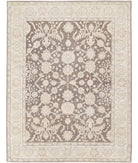 Serenity 7'11'' X 10'1'' Hand-Knotted Wool Rug 7'11'' x 10'1'' (238 X 303) / Brown / Ivory