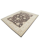 Serenity 7'11'' X 9'7'' Hand-Knotted Wool Rug 7'11'' x 9'7'' (238 X 288) / Black / Ivory