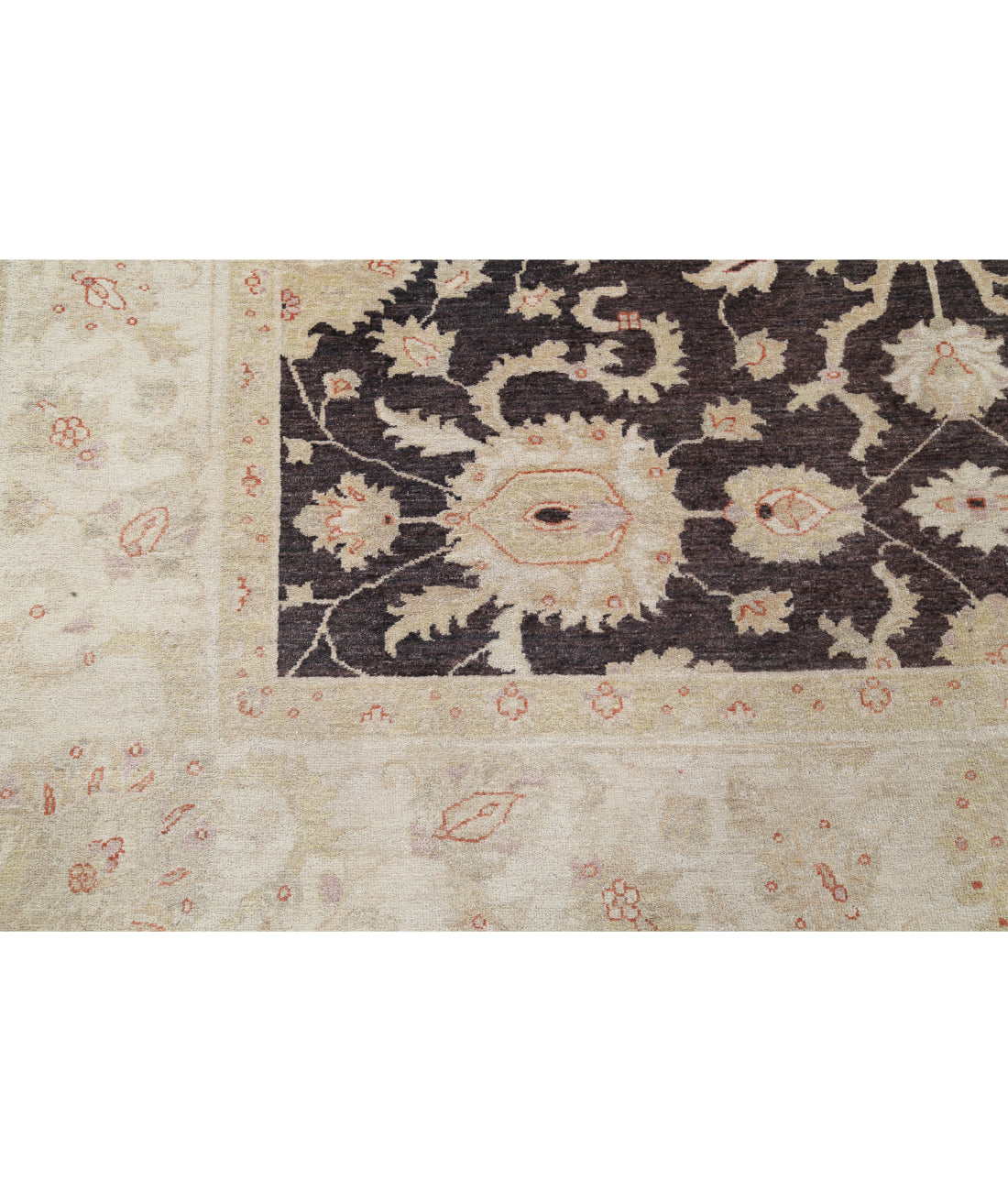 Serenity 7'11'' X 9'7'' Hand-Knotted Wool Rug 7'11'' x 9'7'' (238 X 288) / Black / Ivory