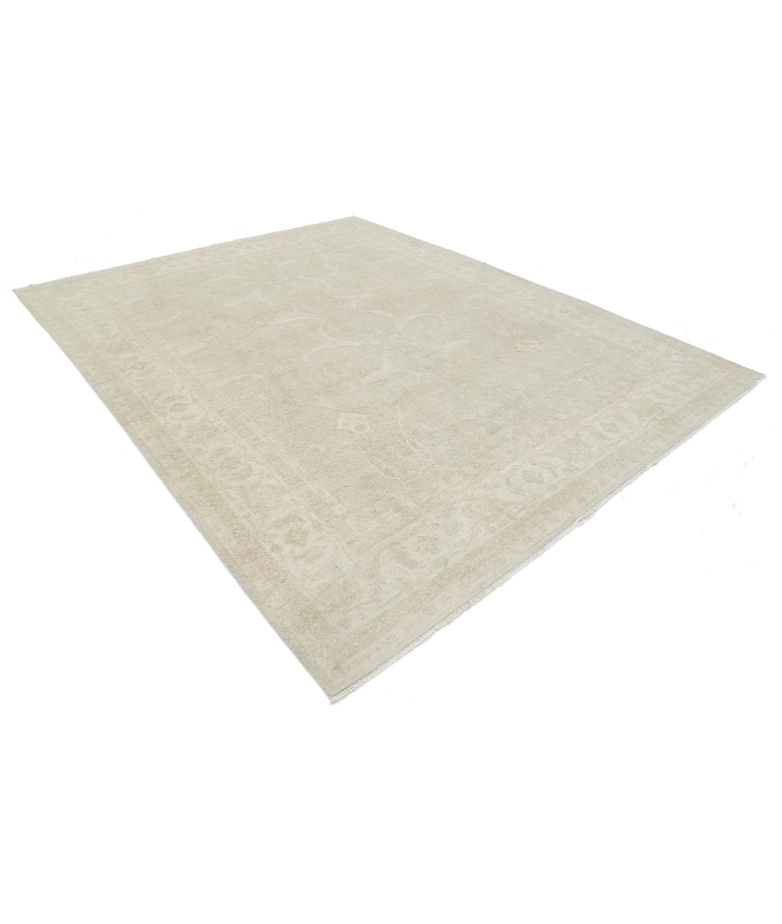 Serenity 8'11'' X 11'2'' Hand-Knotted Wool Rug 8'11'' x 11'2'' (268 X 335) / Grey / Ivory