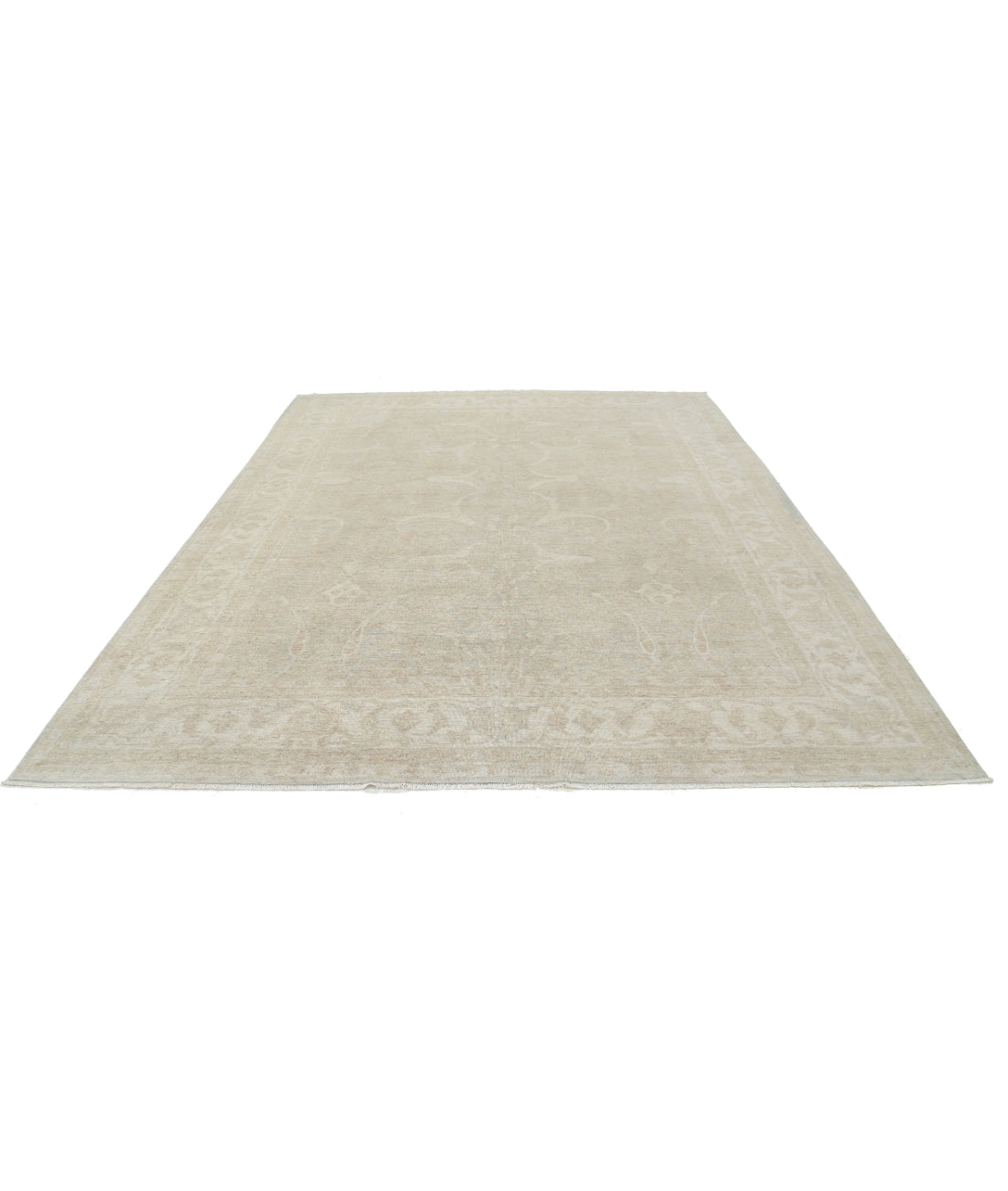 Serenity 8'11'' X 11'2'' Hand-Knotted Wool Rug 8'11'' x 11'2'' (268 X 335) / Grey / Ivory