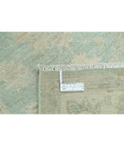 Serenity 2'7'' X 8'0'' Hand-Knotted Wool Rug 2'7'' x 8'0'' (78 X 240) / Green / Ivory