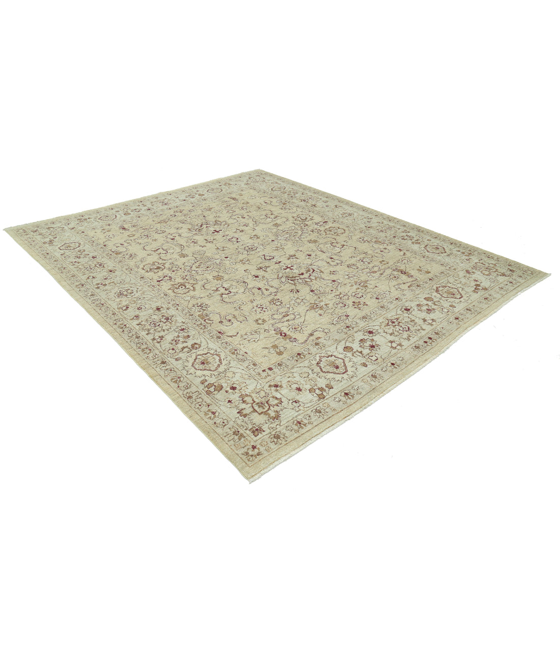 Serenity 7'10'' X 9'4'' Hand-Knotted Wool Rug 7'10'' x 9'4'' (235 X 280) / Beige / Ivory