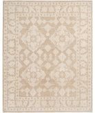 Serenity 7'10'' X 9'9'' Hand-Knotted Wool Rug 7'10'' x 9'9'' (235 X 293) / Taupe / Ivory