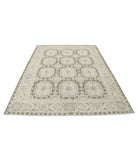 Serenity 6'6'' X 8'6'' Hand-Knotted Wool Rug 6'6'' x 8'6'' (195 X 255) / Brown / Ivory