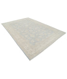 Serenity 7'10'' X 11'3'' Hand-Knotted Wool Rug 7'10'' x 11'3'' (235 X 338) / Blue / Ivory